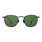 サラ マットブラック サングラス (transparent)