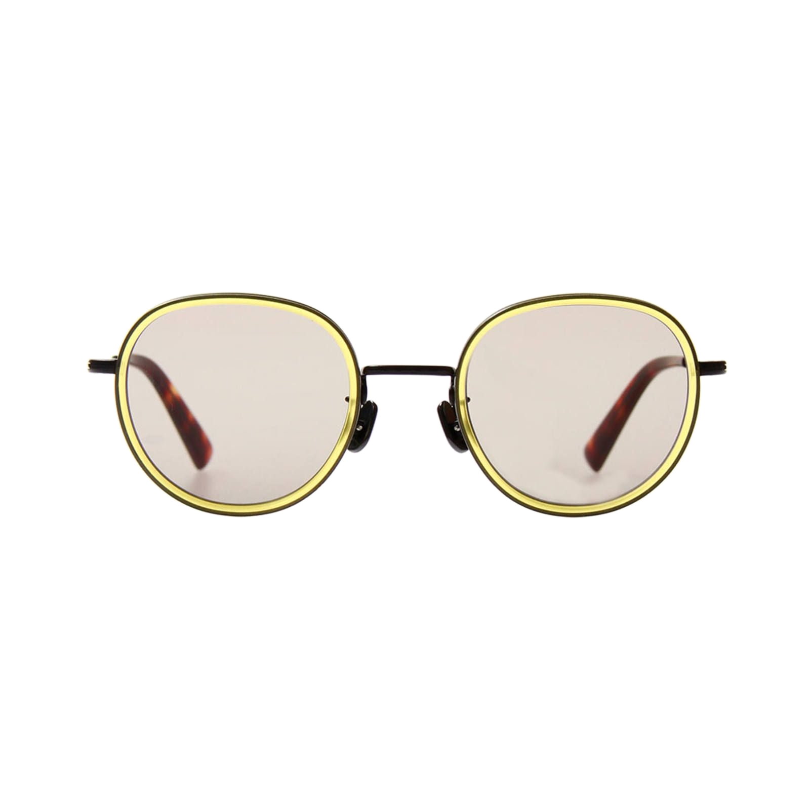 マーティン クリームイエロー サングラス (transparent)