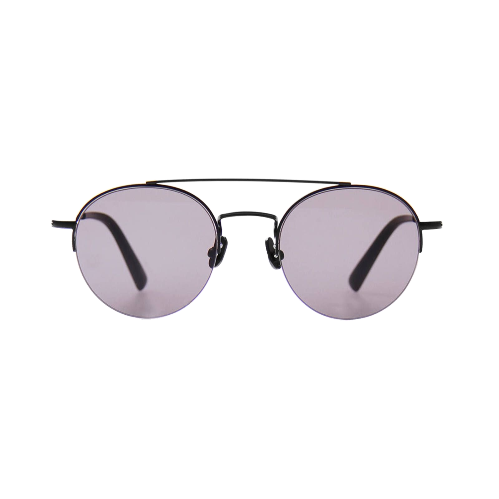 アーサー マットブラック サングラス (transparent)